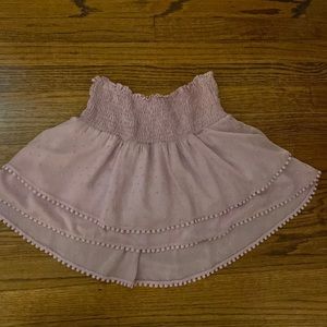 Planet blue purple mini skirt